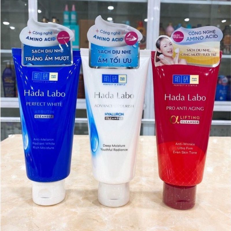 Sữa Rửa Mặt Hadalabo Tuýp 80g