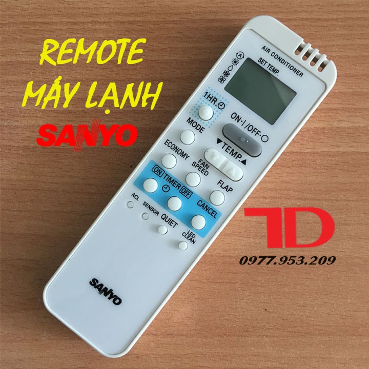 ĐIỀU KHIỂN MÁY LẠNH SANYO