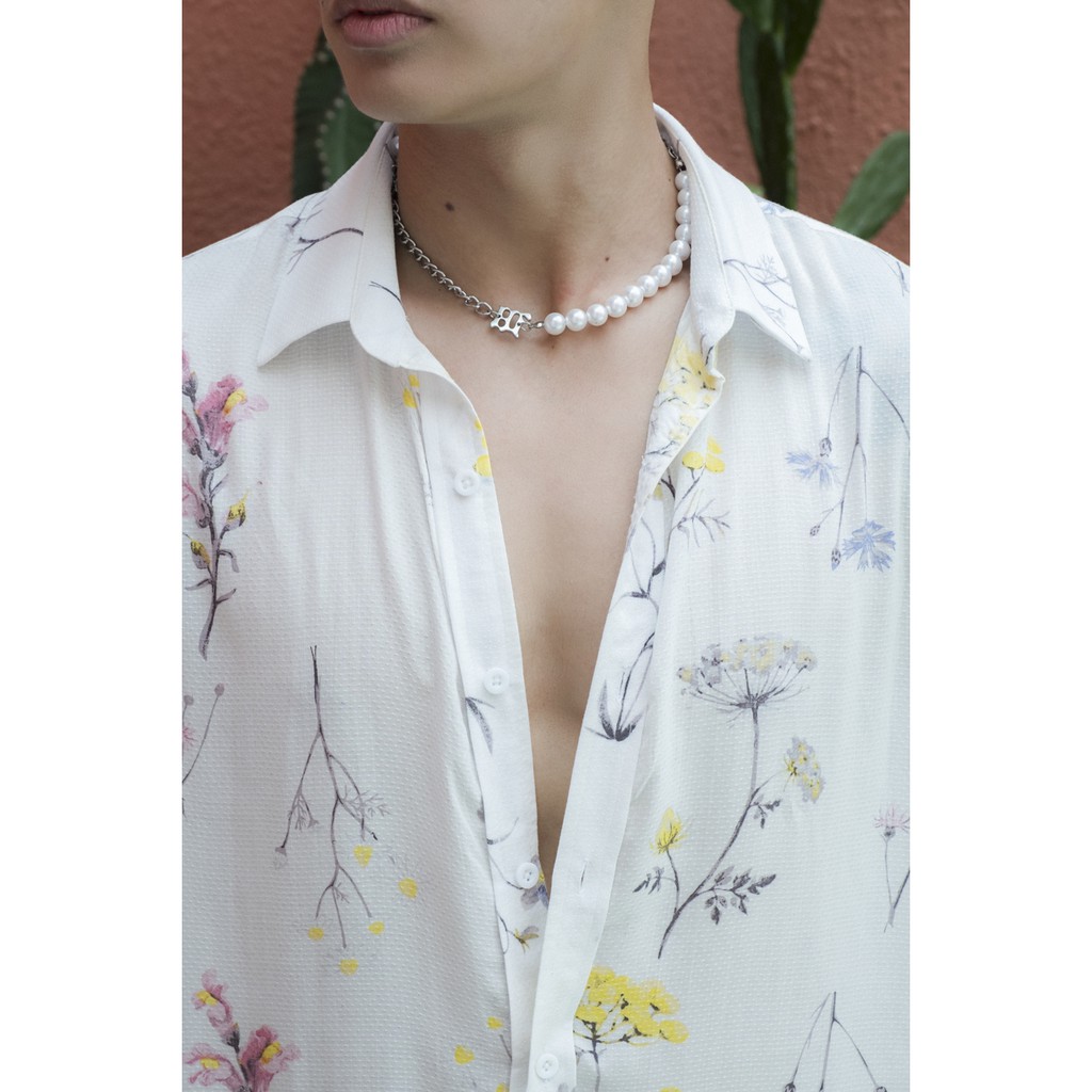 Áo sơ mi họa tiết hoa tay ngắn đi biển thời trang | BigBuy360 - bigbuy360.vn