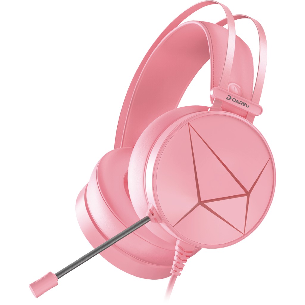 Combo tai nghe DareU EH722s Pink, chuột DareU EM905 Pro Pink Wireless