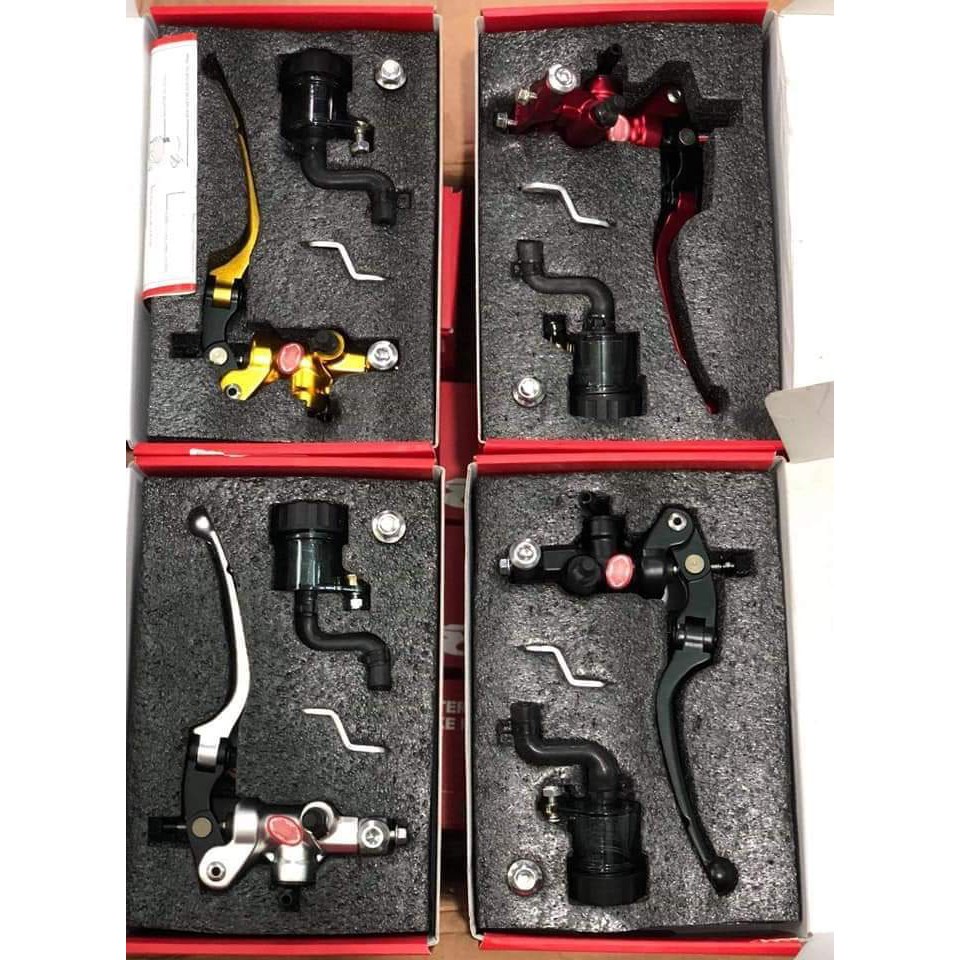 Bộ Cùm tay thắng cùm tay côn RCB S1 gãy 14mm 17mm " bình dầu rời " gắn mọi loại xe