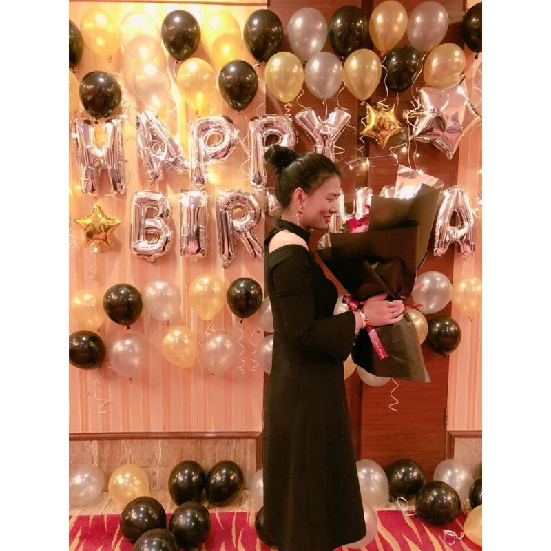 LED balloon set  happy birthday letter balloons birthday party decorations