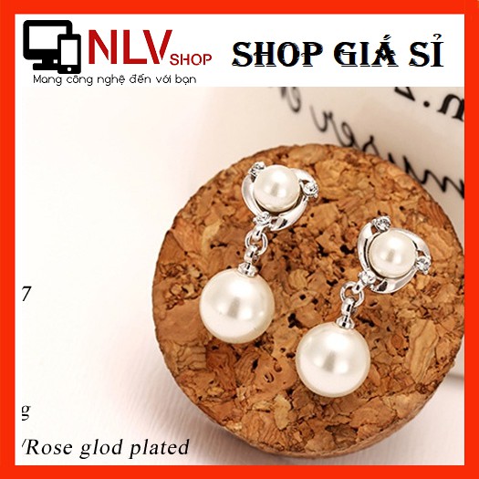 Khuyên Tai Nữ - Bông Tai Hạt Ngọc Nhân Tạo Thời Trang Cho Phái Đẹp