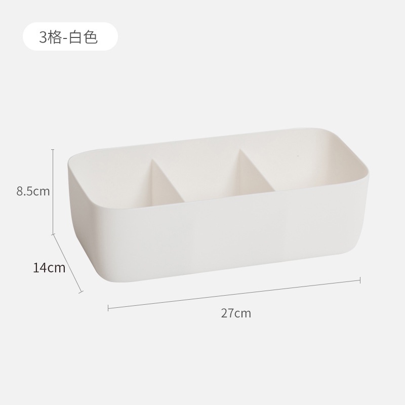 Khay nhựa 3 ngăn đựng tất, vớ tiện dụng