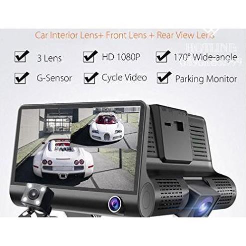 [Giảm giá]  Camera hành trình 3 mắt thông minh FullHD | BigBuy360 - bigbuy360.vn