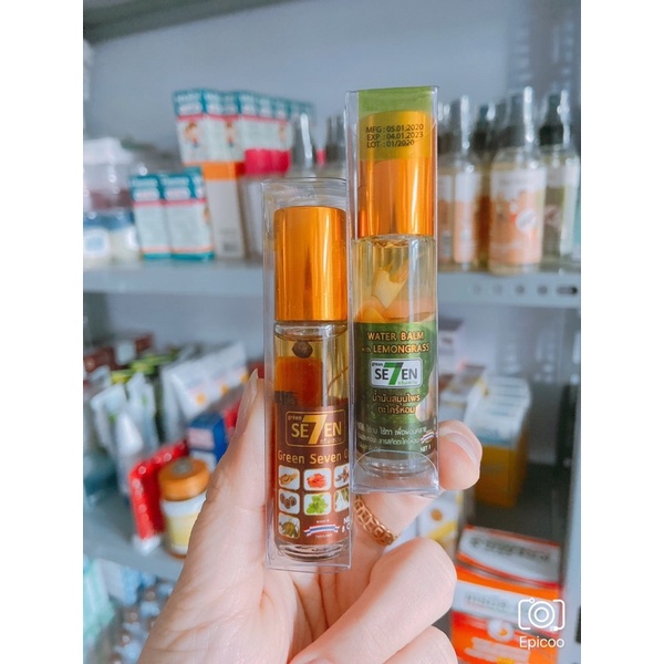 Dầu lăn thảo dược Green Seven 7 8cc  Thái Lan chính hãng