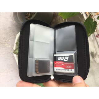 Túi đựng thẻ nhớ máy ảnh CF và SD nhỏ gọn thời trang