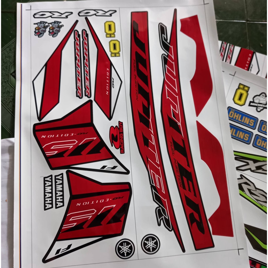 Tem rời jupiter fi 2020 đỏ xe đen