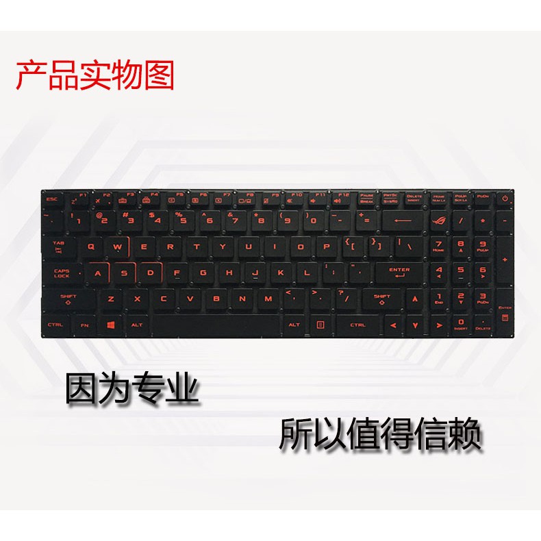 Tấm Lót Bảo Vệ Bàn Phím Máy Tính Asus Rog Strix Gl503Vd-Db74 Gl503Vm Gl503Vs