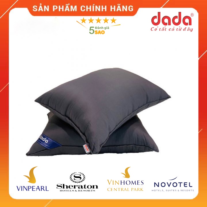 Ruột Gối DADA Cao Cấp Tiêu Chuẩn Vinpearl - Lông Vũ Nhân Tạo Microfiber- Êm Mềm Dễ Chịu An Toàn Cho Sức Khỏe