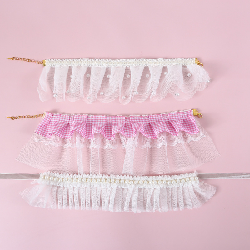 Yếm Đeo Cổ Đính Ngọc Trai Xinh Xắn Dành Cho Thú Cưng