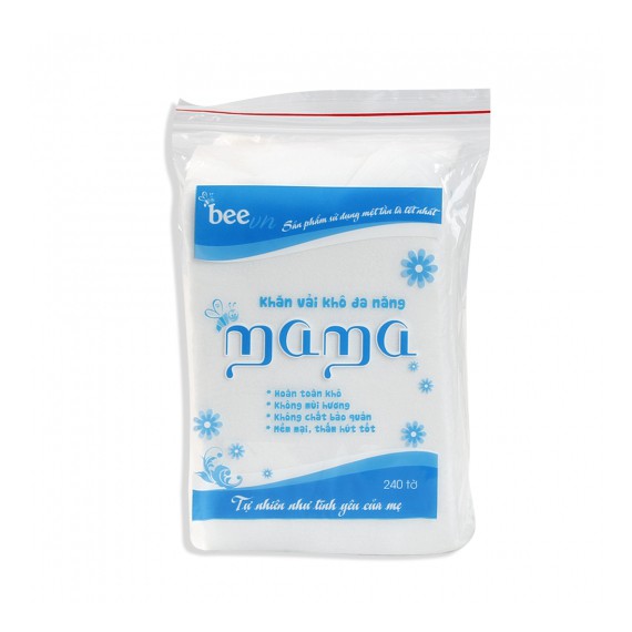Khăn khô cao cấp Mama 240 tờ
