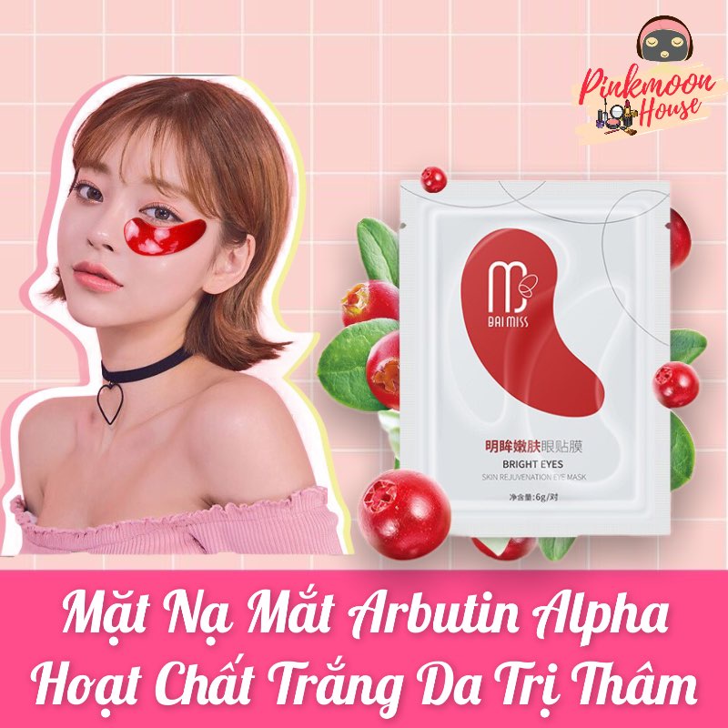 MẶT NẠ MẮT ARBUTIN SÁNG DA VÙNG MẮT NGỪA NẾP NHĂN DƯỠNG THƯ GIÃN MẮT