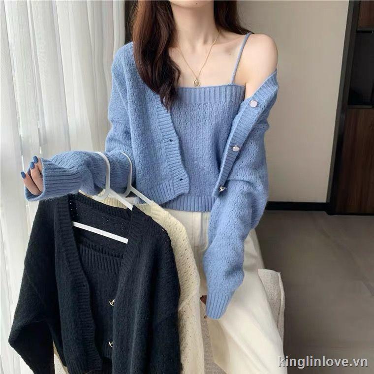 ❤Món quà❤Áo Khoác Len Cardigan Dáng Ngắn Thiết Kế Mới Thời Trang