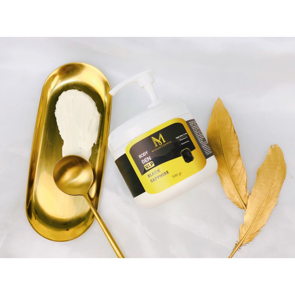 Kem Dưỡng Trắng Da Ban Đêm Cấp Ẩm Mi Young Body Đen V.I.P (Phiên Bản Mới)