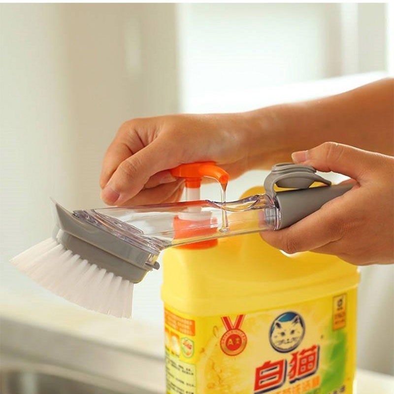 Cọ làm sạch đựng dung dịch rửa đa năng dành cho nhà bếp