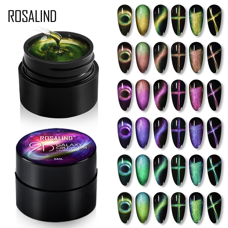 Sơn Móng Mắt Mèo ROSALIND 7ML Nhiều Màu Sắc Thời Trang