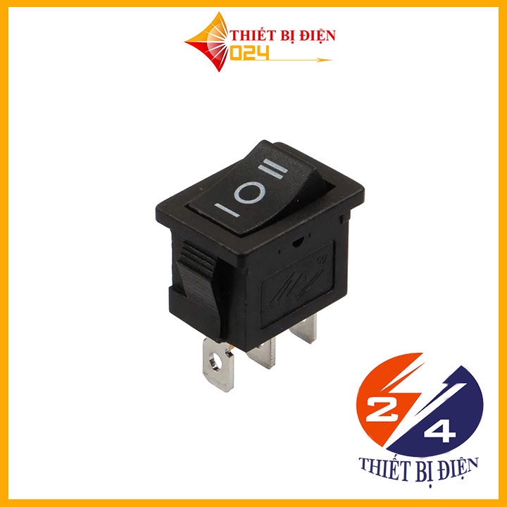 Công Tắc Bập Bênh KCD1 10x15mm 3 Chân 3 Chế Độ ON-OFF-ON