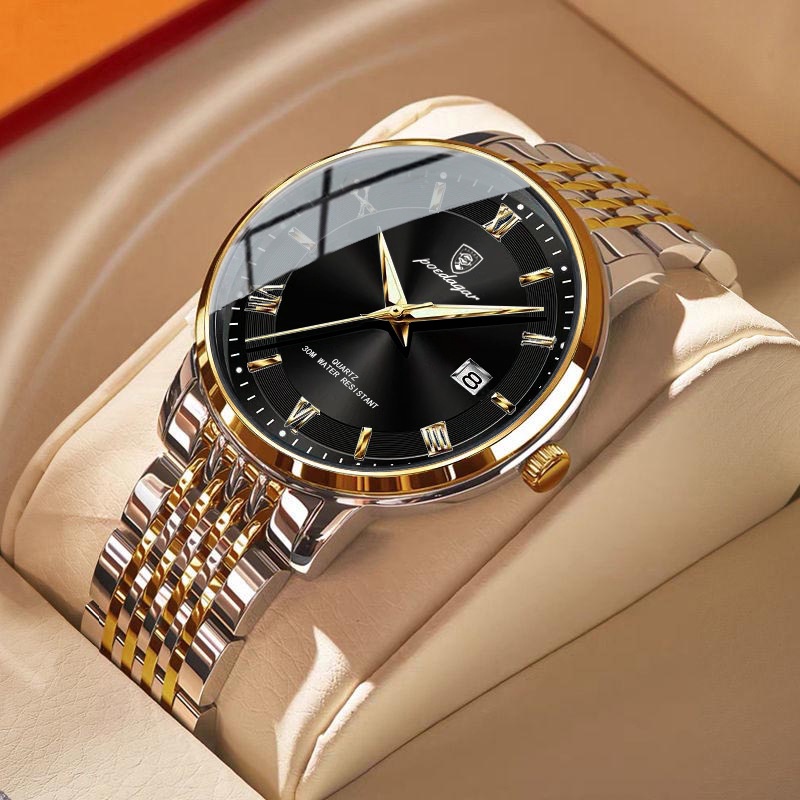 【Watch Collection】2022 người đàn ông thụy sĩ mới watch chống thấm nước thời gian lịch thạch anh xem người đàn ông kinh doanh giải trí hàng loạt đồng hồ