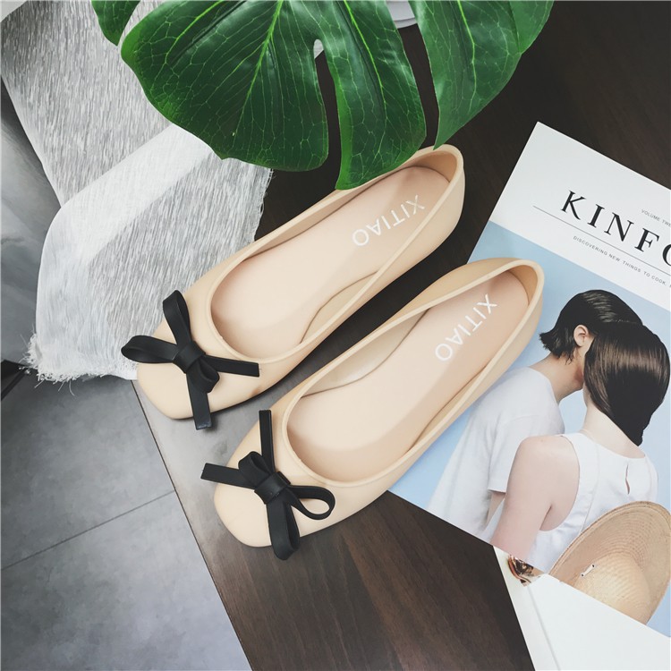 (HÀNG ORDER) Giày nhựa mềm kèm nơ | BigBuy360 - bigbuy360.vn