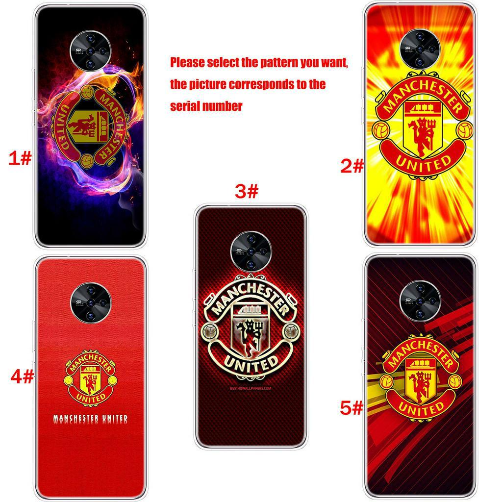 Ốp điện thoại Silicone mềm cho Samsung Galaxy A11 A51 A01 A10 A20 A30 A50 A20S A30S A01 hình bóng đá Manchester United