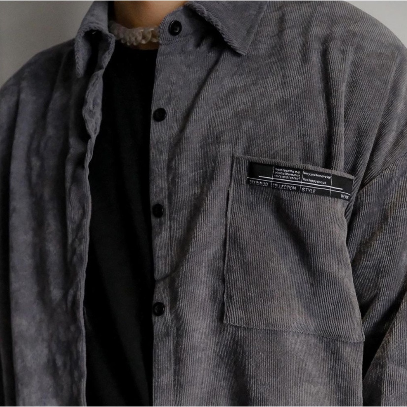 Áo Sơ Mi Nhung SHIRT102 nam nữ mặc được