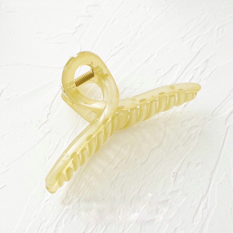 Kẹp tóc càng cua làm bằng Acrylic nhiều màu cho bạn nữ