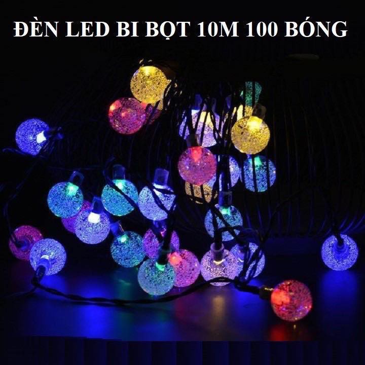 Đèn nháy led trang trí hình bi, bọt biển dài 10m