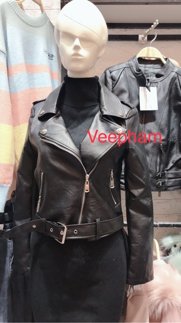 Áo da nữ kèm dây đai!!! Xả hàng!! | BigBuy360 - bigbuy360.vn