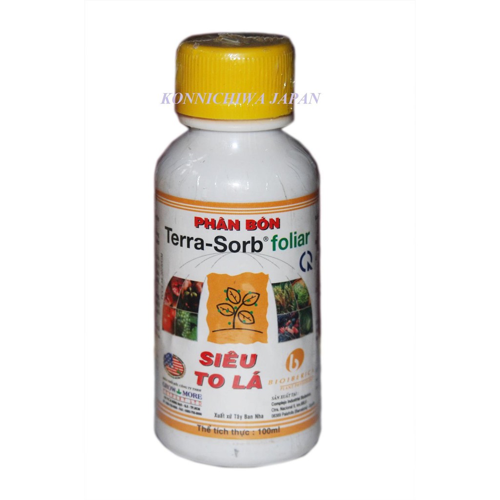 Phân bón siêu to lá Terra Sorb foliar 100ml