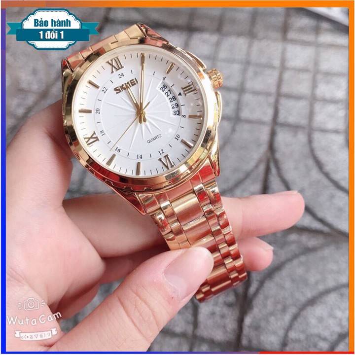 Đồng Hồ Nam SKMEI-9069 Chống Nước, Dây Thép Không Gỉ