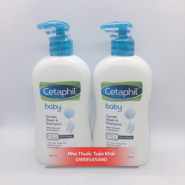 Sữa Tắm Gội CETAPHIL BABY SHAMPOO- Bot 400ml