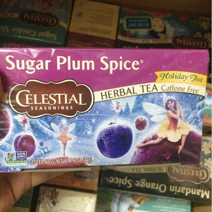 [Trà trái cây Mỹ] Trà mận quế thiên nhiên Celestial Seasonings date 2022 (hàng Mỹ chính hãng)