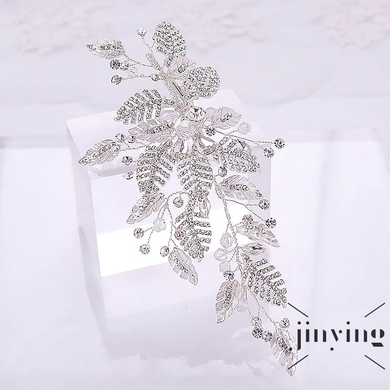 GETNOIVAS Trâm cài tóc hình chiếc lá thời trang