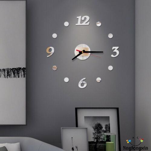 Đồng hồ dán tường trang trí nội thất phong cách hiện đại