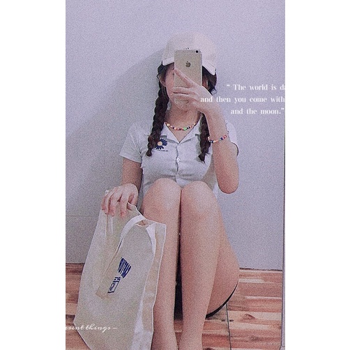 Túi thêu tên theo yêu cầu , túi cavas 💕