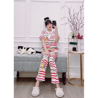 ĐỒ BỘ LỤA SATIN PIJAMA FREESIZE DƯỚI 60kg