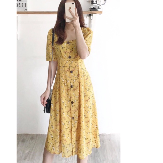 Đầm hoa chất voan
