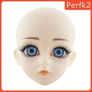 1/4 BJD Doll Head Sculpture DIY Accessory for 48mm Tall Dolls Body Part