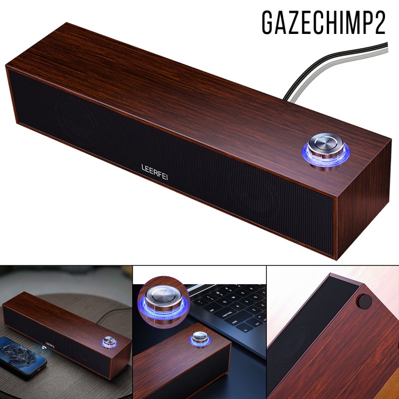 Bộ loa Bluetooth GAZECHIMP2 có dây âm thanh vòm dài bằng gỗ dành cho xe hơi thể thao/điện thoại thông minh/máy tính bảng