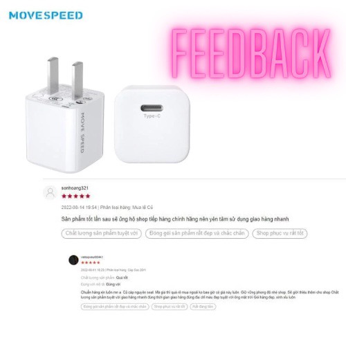 Củ Sạc Nhanh MoveSpeed 20W PD