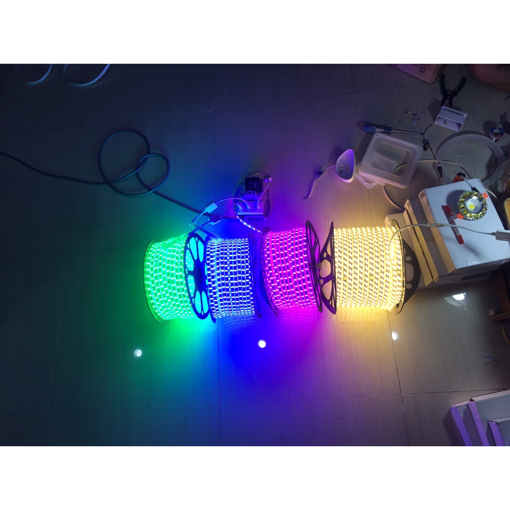 Combo 3m, 5m, 10m, 15m, 20m Led dây 2 hàng 2835 - 120 mắt  đấu sẵn nguồn