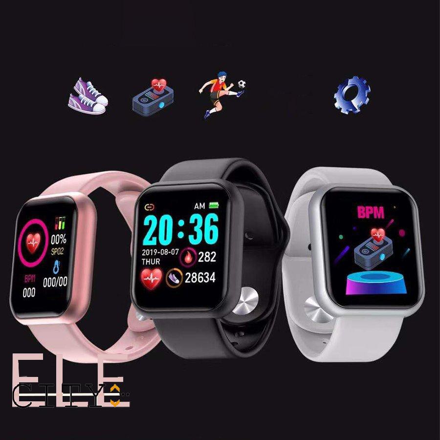 Ele】cực hot Đồng hồ thông minh D20 chống nước kết nối bluetooth hỗ trợ theo dõi sức khỏe