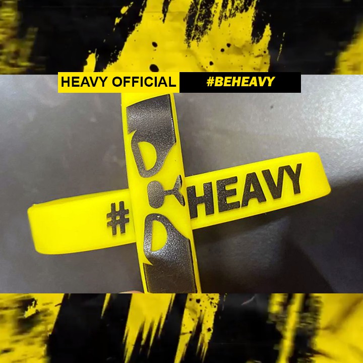 [HEAVY OFFICIAL] Vòng tay HEAVY - Vòng Tay Cao Su Đội Tuyển HEAVY