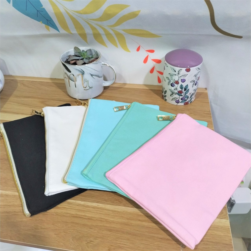 🎀Ví vải Canvas In tên theo yêu cầu 15x20cm🎀