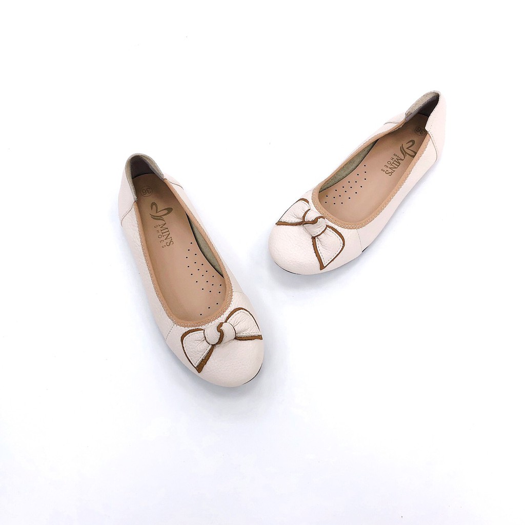 Min's Shoes - Giày Bệt Nơ Da Thật B353 | BigBuy360 - bigbuy360.vn