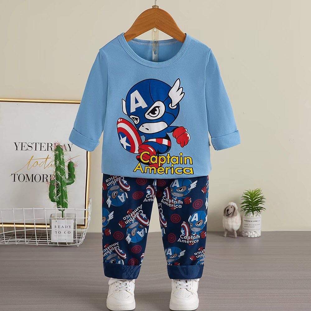Đồ bộ bé trai quảng châu xuất Hàn - Bộ quần áo dài tay cotton xuất hàn cho bé trai