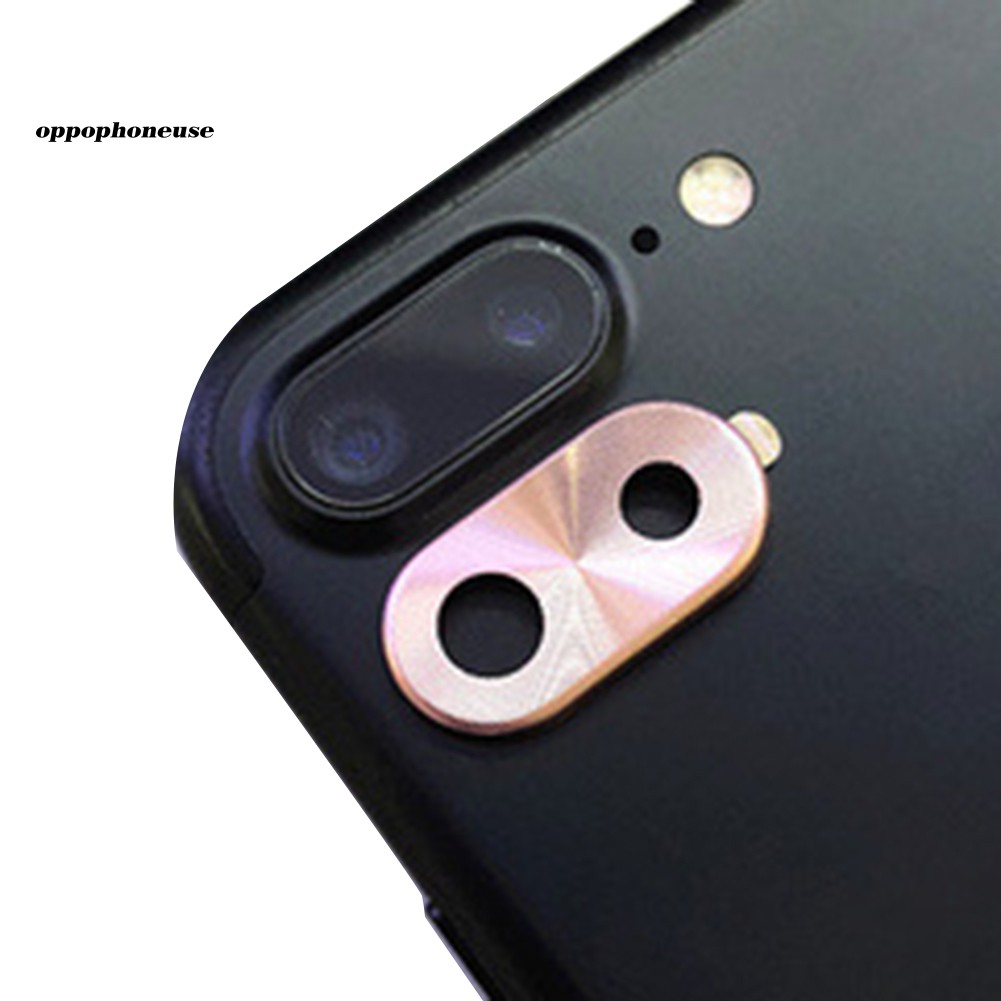 Khung kim loại bảo vệ ống kính camera cho iPhone XS X 7/8 Plus