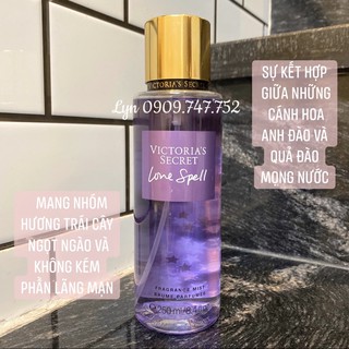 Nước Hoa Xịt Toàn Thân Victoria’s Secret 250ml - Love Spell