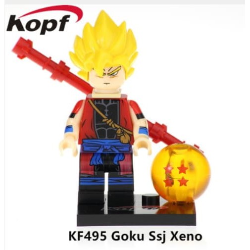 Lego Mini Dragon Ball Nhân Vật Manga 7 Viên Ngọc Rồng Kopf 376 đến 531 ( 1c )